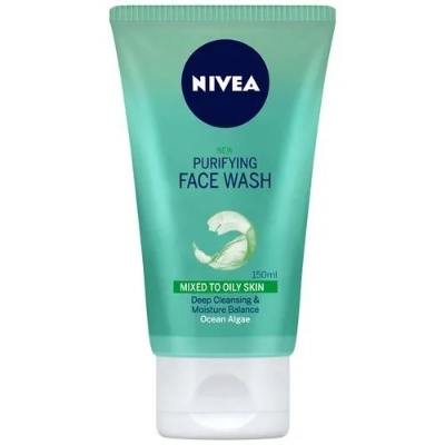 Picture of International European product skin care Nivea Purifying face wash used for female - 150 ml