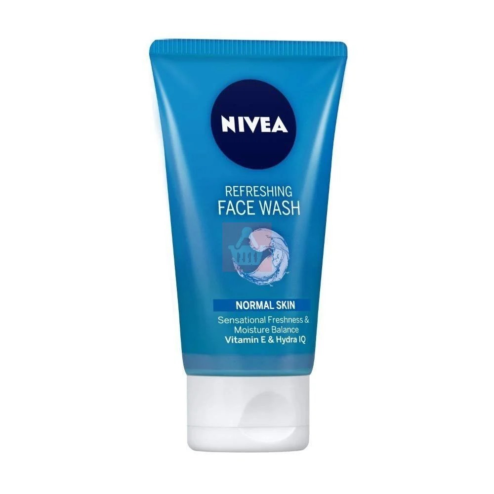 Picture of International European product skin care Nivea Refreshing face wash used for female - 150 ml