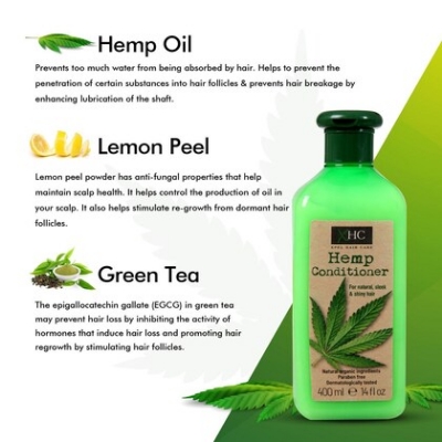 Picture of International UK product Hair care XHC Hemp Conditioner used for male/ female - 400 ml