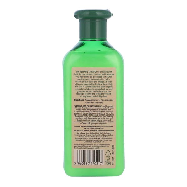 Picture of International UK product Hair care XHC Hemp shampoo used for male/ female - 400 ml