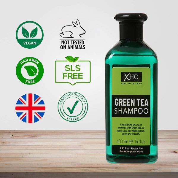 Picture of International UK product Hair care XHC Green Tea shampoo used for male/ female - 400 ml