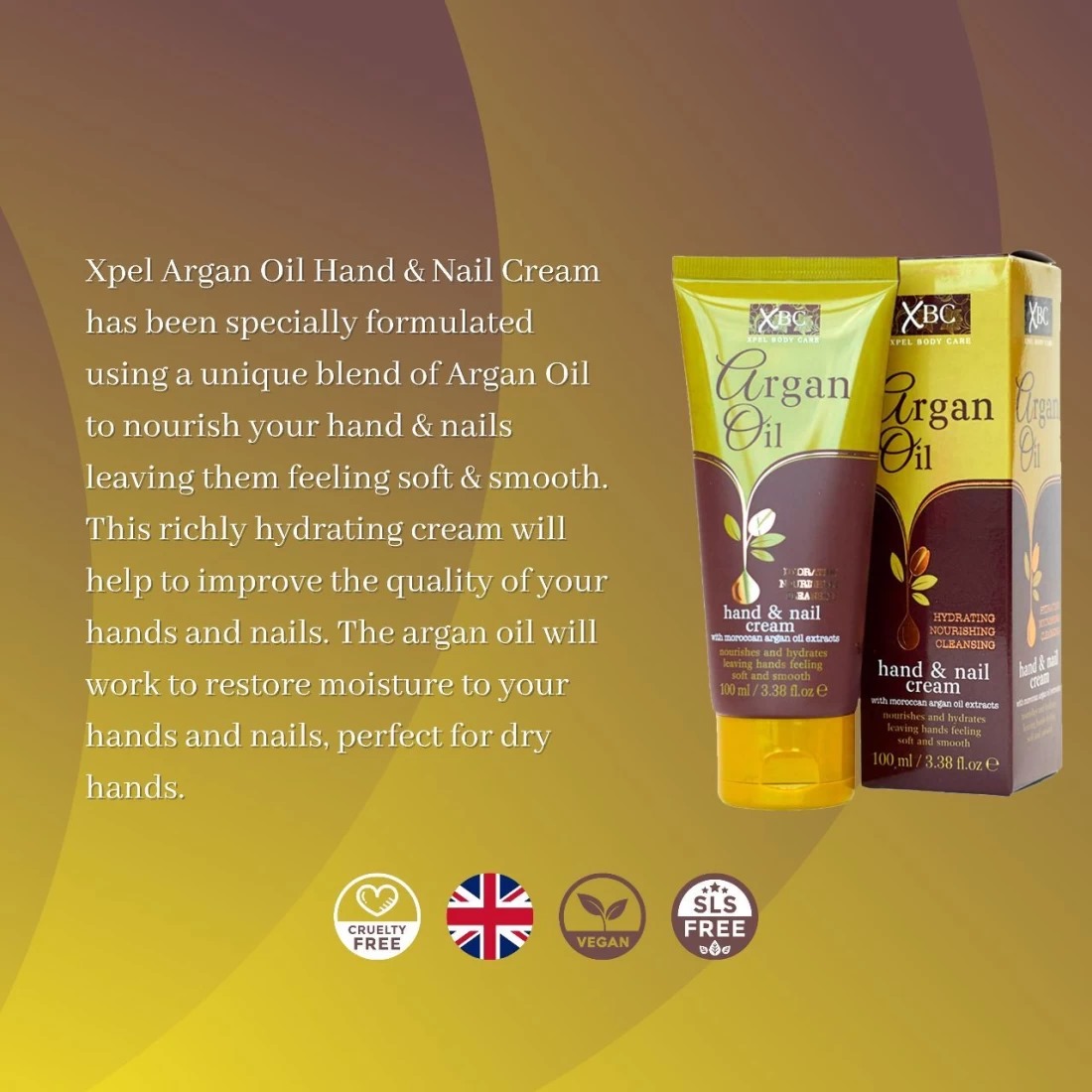 Picture of International UK product Skin care XBC Oil hand & nail cream used for male/female - 100 ml