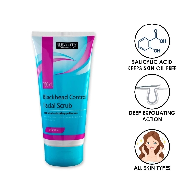 Picture of International UK product Face care Blackhead Control Facial Scrub used for male/female - 150 ml