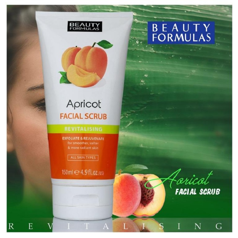Picture of International UK product Face care Apricot Facial Scrub used for male/female - 150 ml