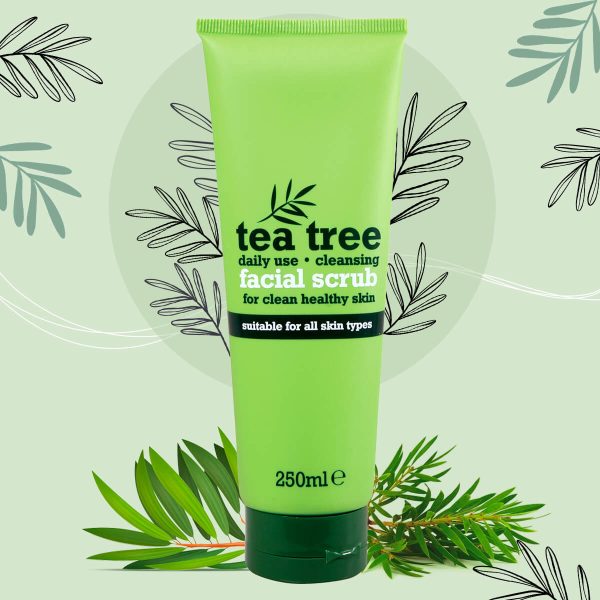 Picture of International Uk product xhc tea tree  daily use facial scrub -250 ml e