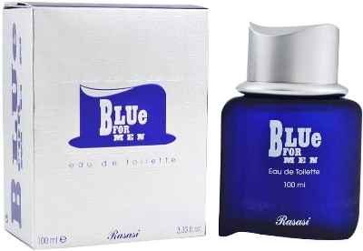 Picture of International UAE product Body perfume perty scent Rasasi blue for male - 100 ml