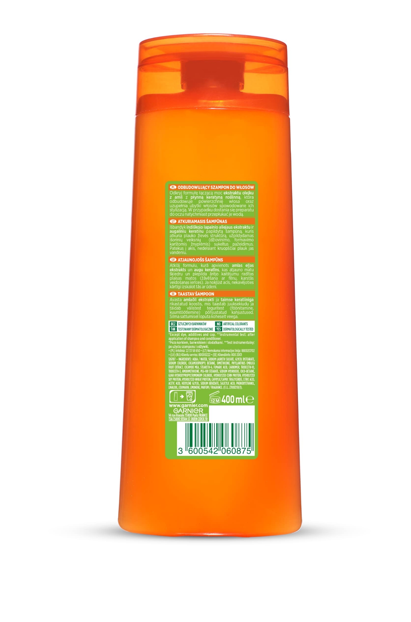 Picture of International European product Hair care Fructis Goodbye Damage shampoo used for male/ female - 400 ml