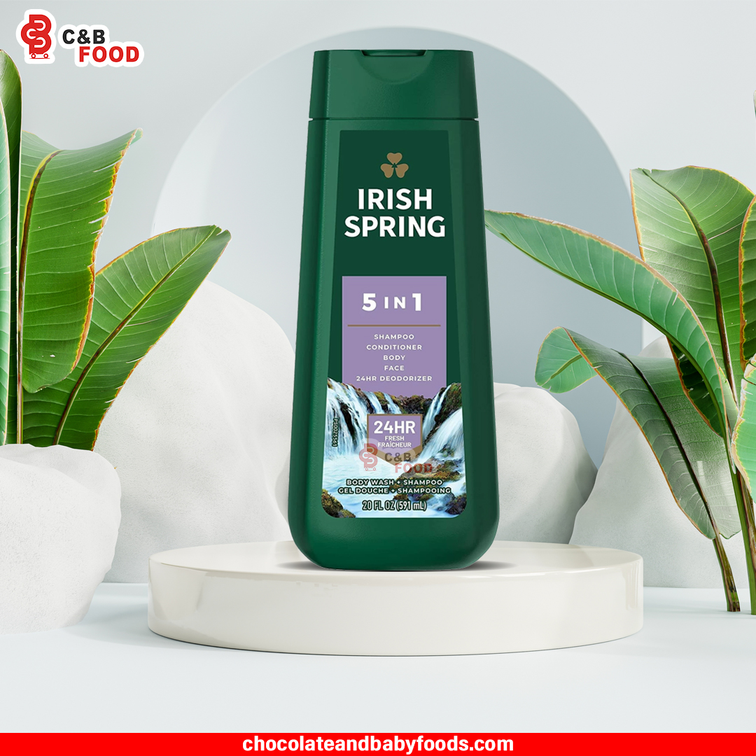 Picture of International Thailand product Skin care Irish Spring 5 IN 1 shower gel used for male female - 591 ml