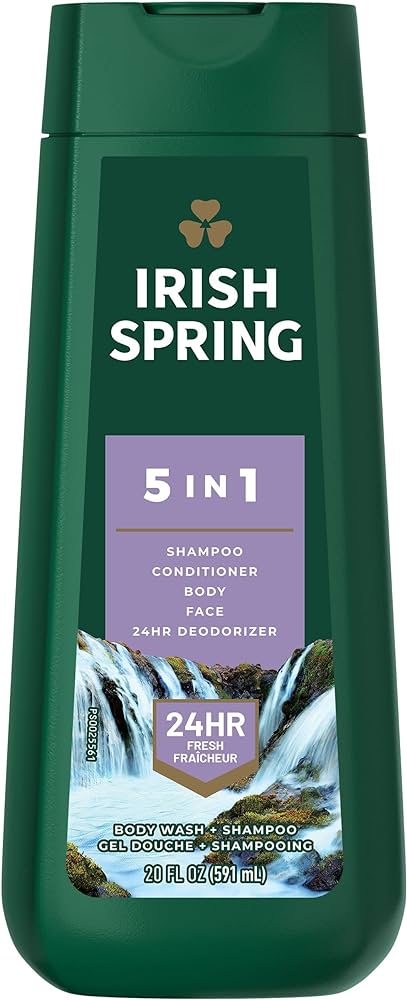 Picture of International Thailand product Skin care Irish Spring 5 IN 1 shower gel used for male female - 591 ml