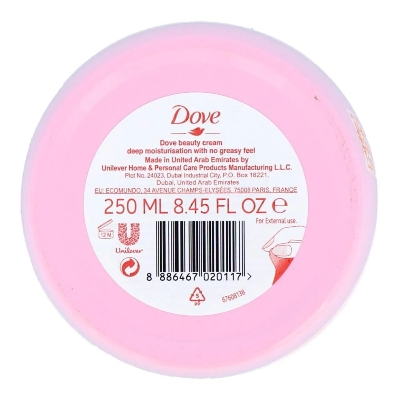 Picture of International Indian product Body Moisturizer Dove beauty Care Cream used for male/female - 250 ml