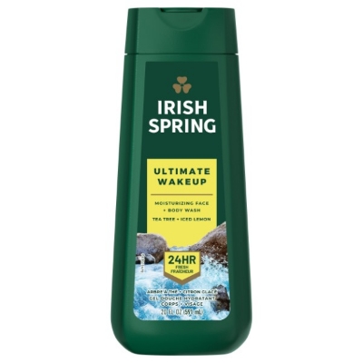 Picture of International Thailand product Skin care Irish Spring Ultimate Wakeup shower gel used for male female - 591 ml