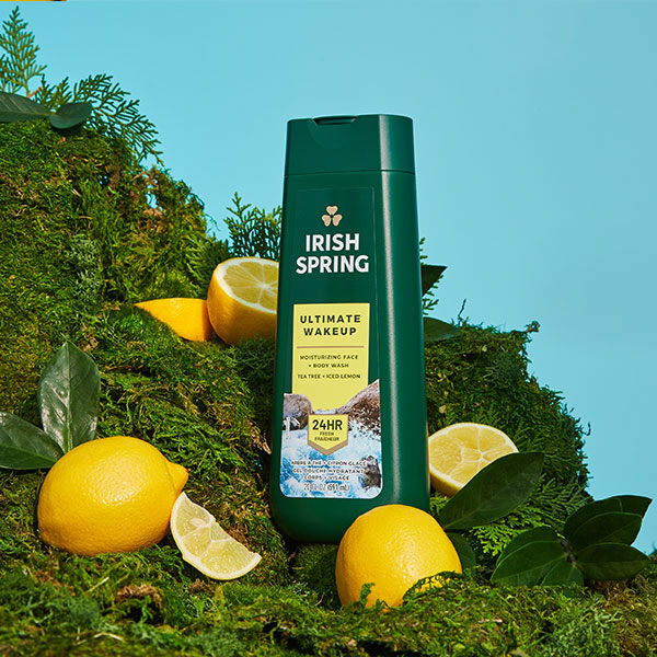 Picture of International Thailand product Skin care Irish Spring Ultimate Wakeup shower gel used for male female - 591 ml