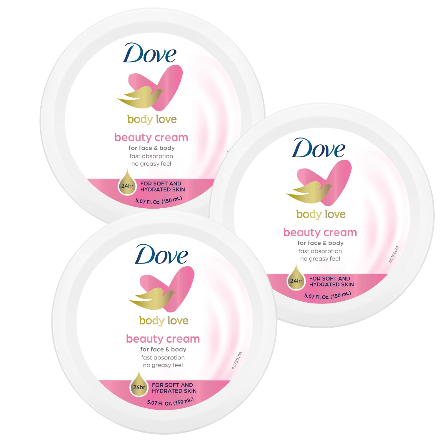 Picture of International Indian product Body Moisturizer Dove Nourishing Body love beauty Cream used for male/female - 150 ml