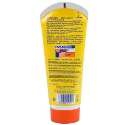 Picture of International UAE product Skin care Lady Diana Collection Sunblock cream used for male/ female - 170 ml