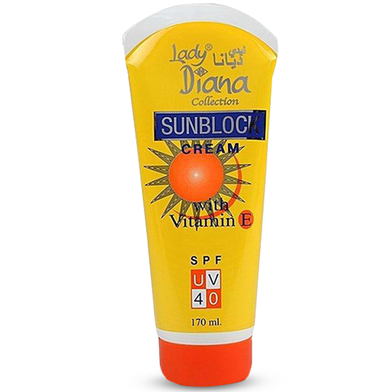 Picture of International UAE product Skin care Lady Diana Collection Sunblock cream used for male/ female - 170 ml