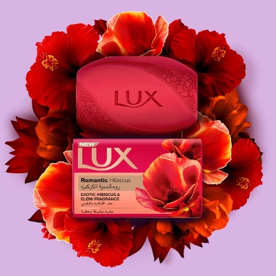 Picture of International Middle East country product Romantic Hibiscus Soap used for male/ female - 170 gm