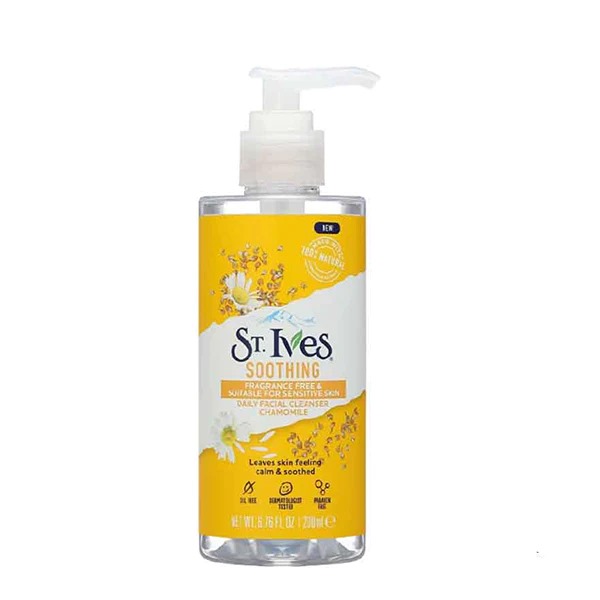 Picture of International European product skin care ST.Ives Soothing face wash used for male/female - 200 ml