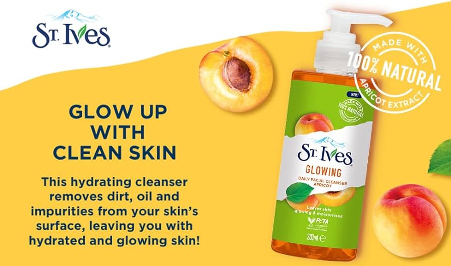 Picture of International European product skin care ST.Ives Glowing face wash used for male/female - 200 ml