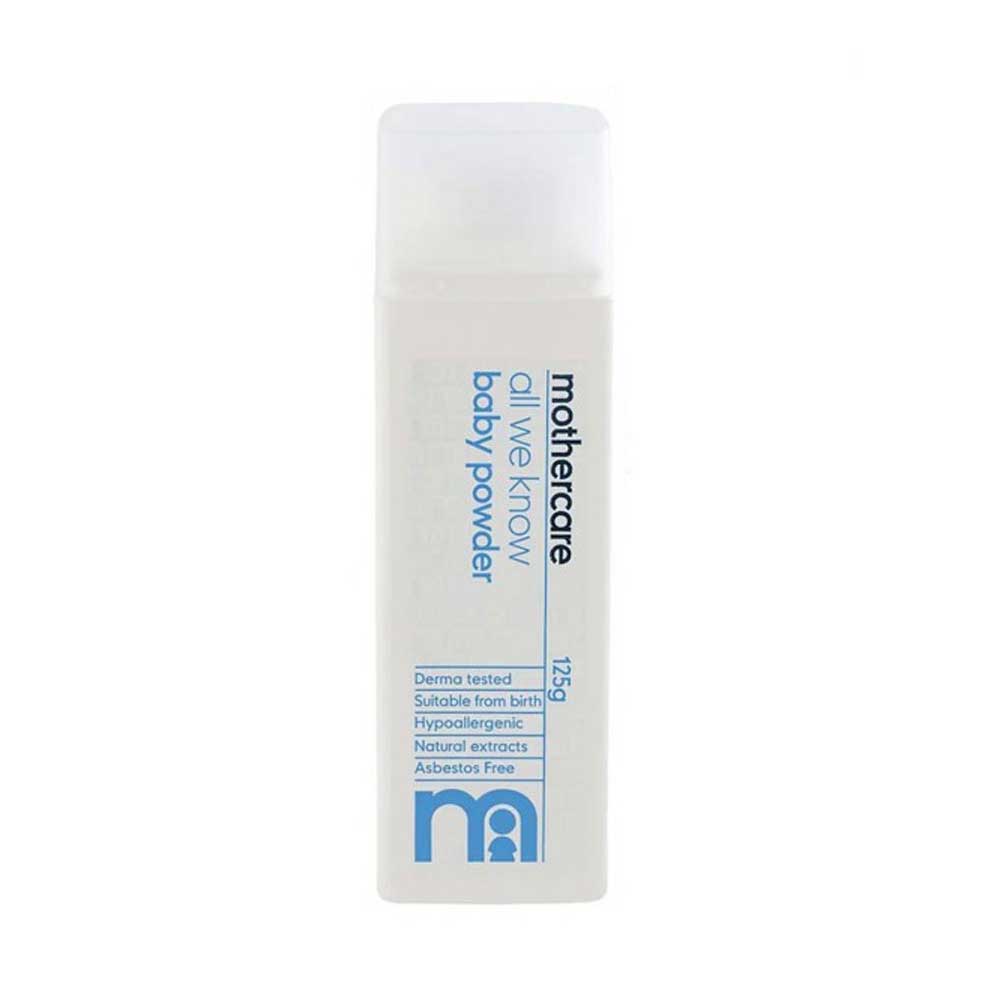 Picture of Indian product Skin care Mothercare all we know baby powder used for male/female - 125 gm