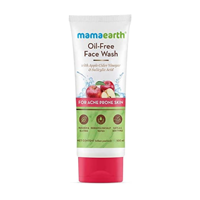 Picture of Indian product skin care  Mamaearth Oil free face wash used for male female - 100 ml
