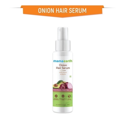 Picture of Indian product skin care Mamaearth Onion Hair Serum used for male female - 100 ml