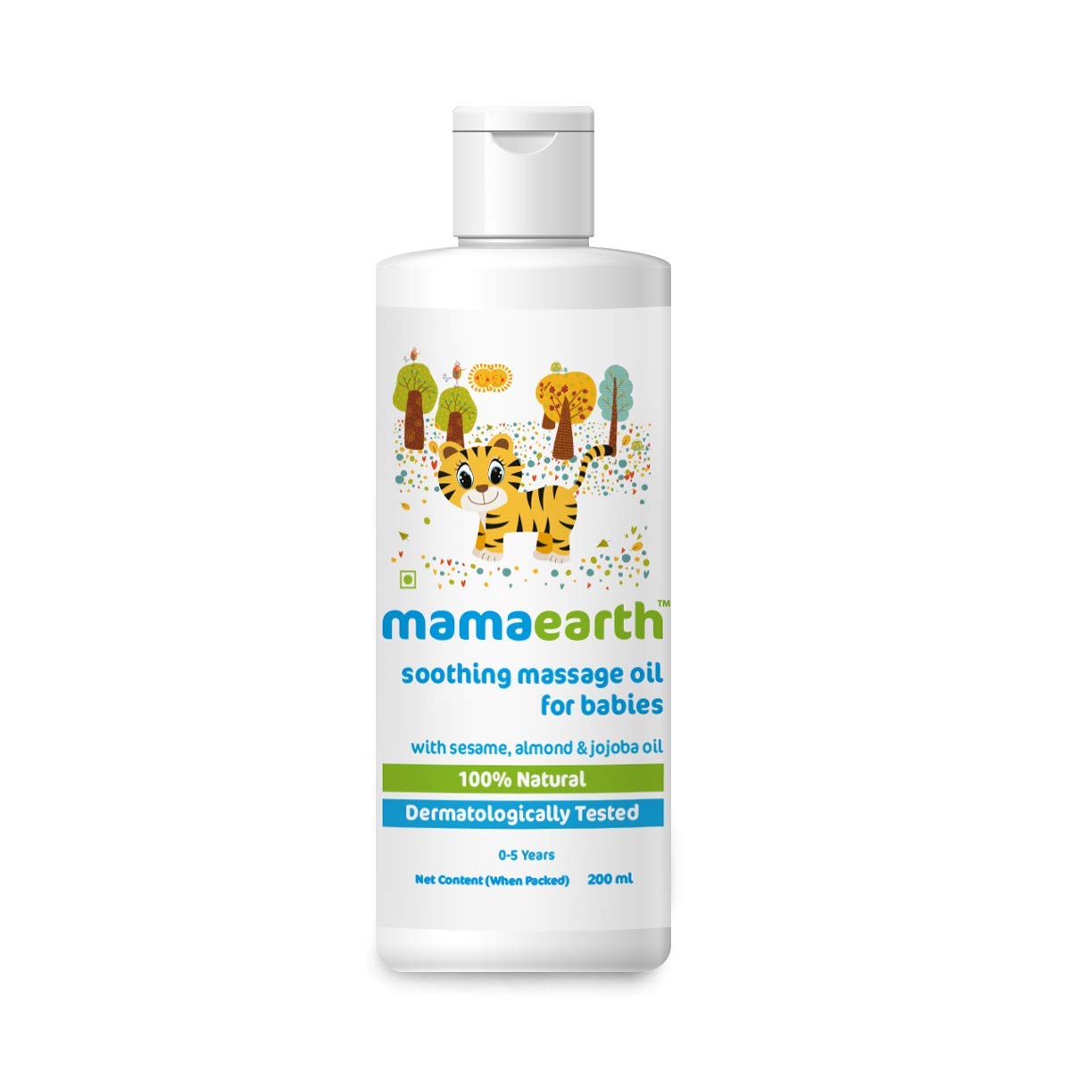 Picture of Indian product skin care Mamaearth Soothing massage oil used for Babies - 200 ml