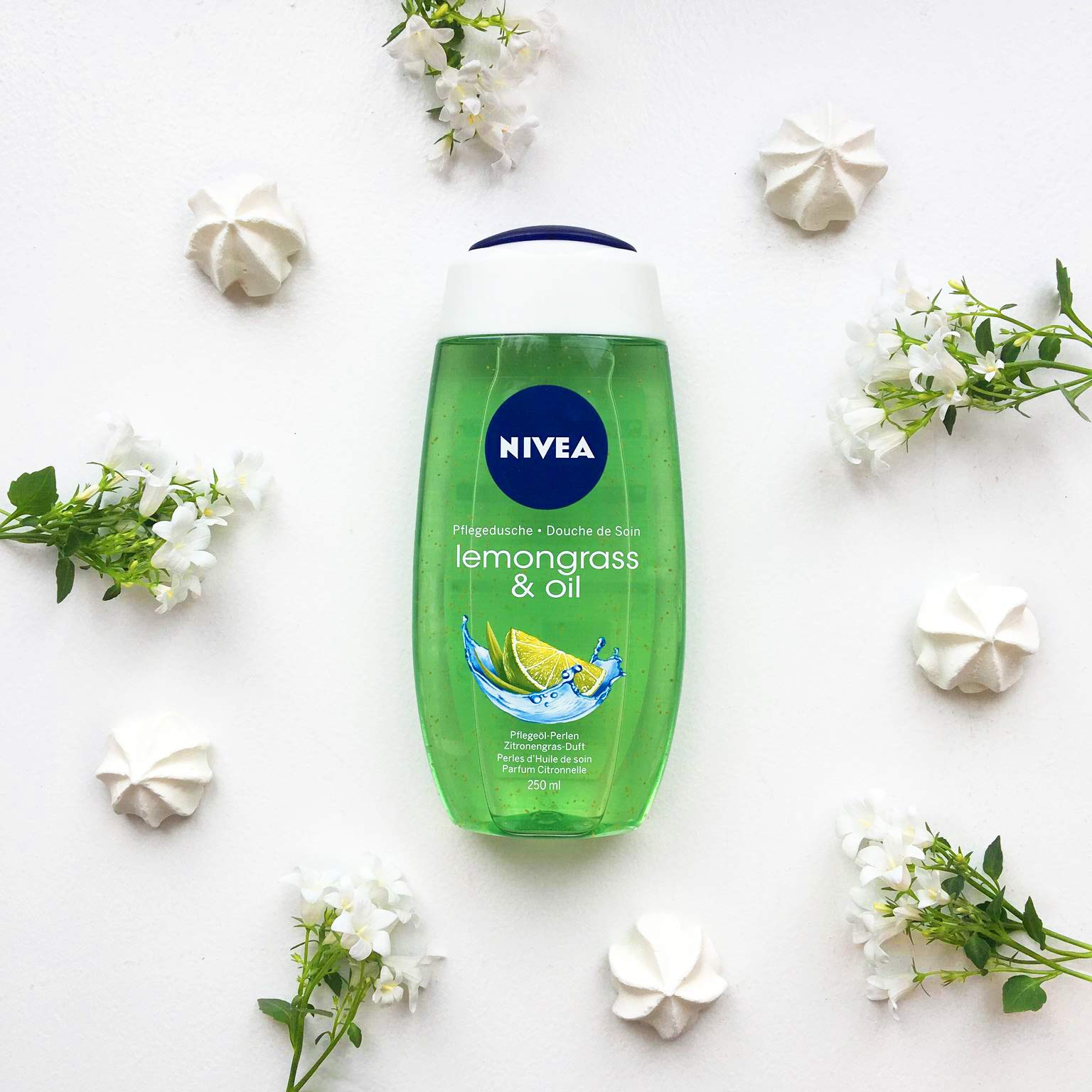 Picture of International European product skin care Nivea Lemongrass & Oil used for male female - 250 ml