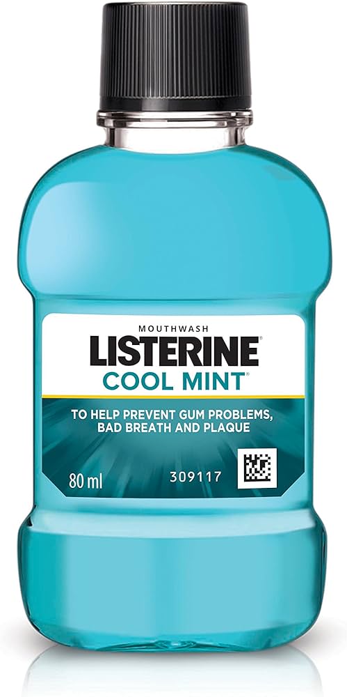 Picture of Indian product Mouth care Listerine Cool Mint Mouthwash used for male/female - 80 ml 