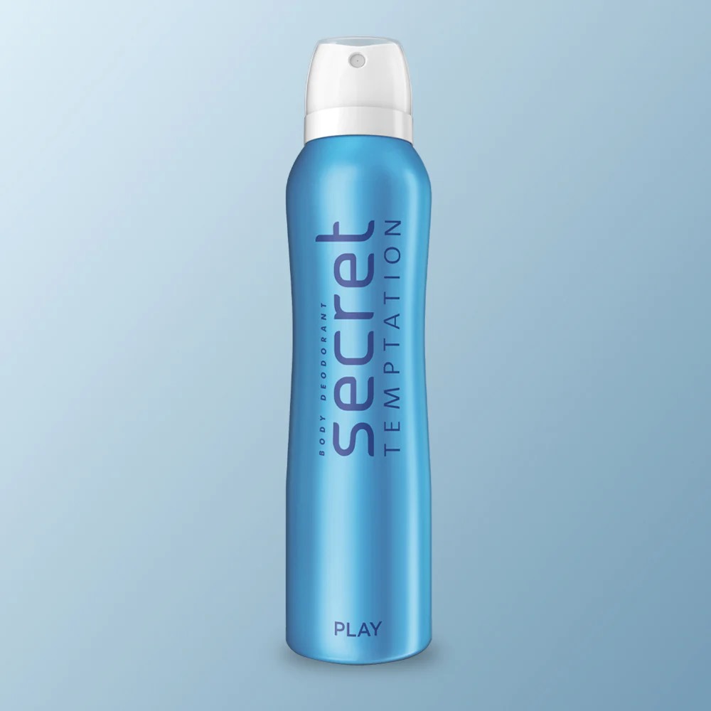 Picture of Indian Product Body spray  temptation Play used for female - 150 ml