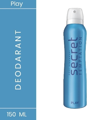 Picture of Indian Product Body spray  temptation Play used for female - 150 ml