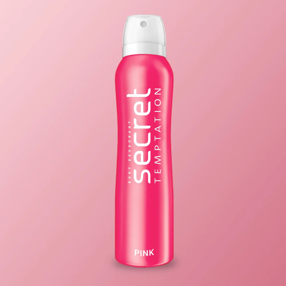 Picture of Indian Product Body spray temptation Pink used for female - 150 ml