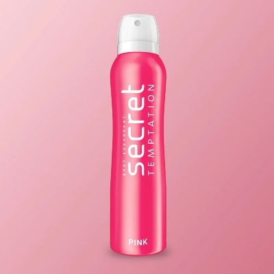 Picture of Indian Product Body spray temptation Pink used for female - 150 ml