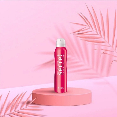 Picture of Indian Product Body spray temptation Pink used for female - 150 ml