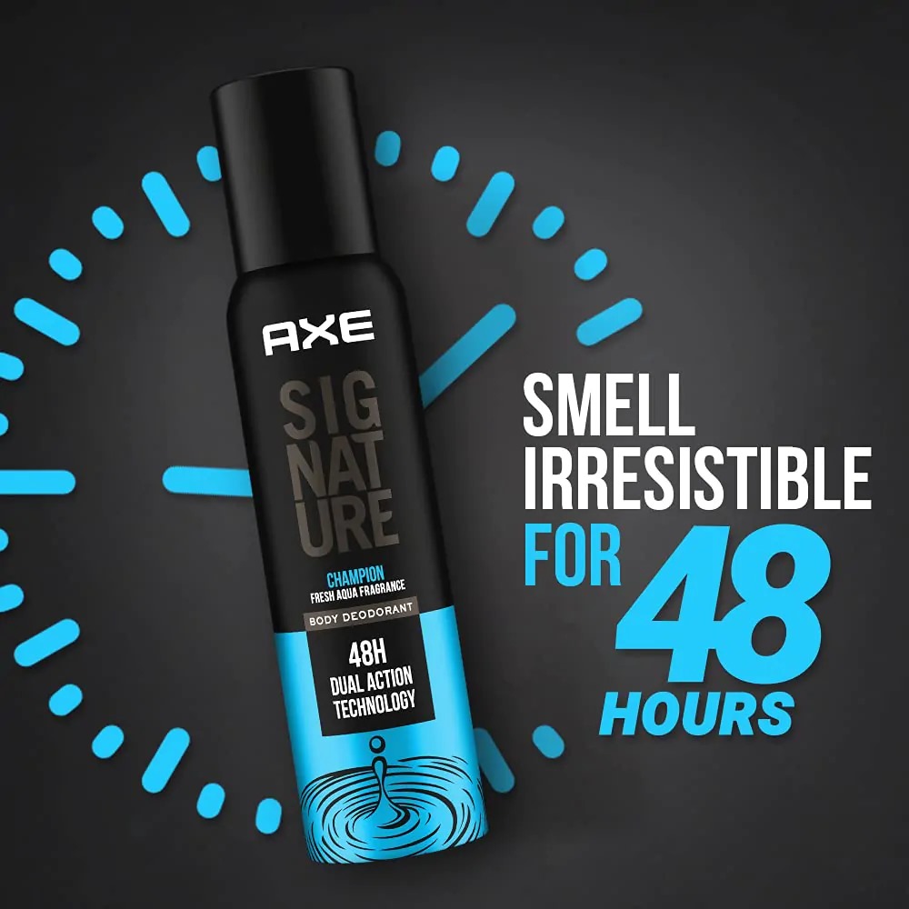 Picture of Indian product Body spray AXE Signature Champion perfume spray used for male/female - 122 ml