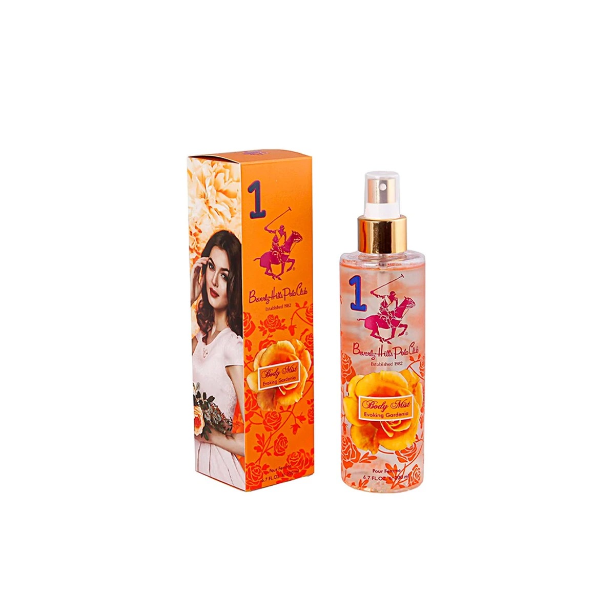 Picture of International Netherlands product Body Spray perty scent Beverly Hills Polo Club Body Mist ( 1 ) used for female - 200 ml