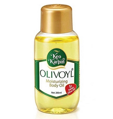 Picture of Indian product Skin care Keo Karpin Olivoyl Moisturising Body Oil used for male/female - 200 ml