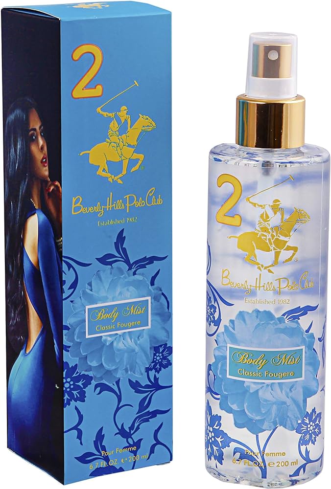 Picture of International Netherlands product Body Spray perty scent Beverly Hills Polo Club Body Mist ( 2 ) used for female - 200 ml