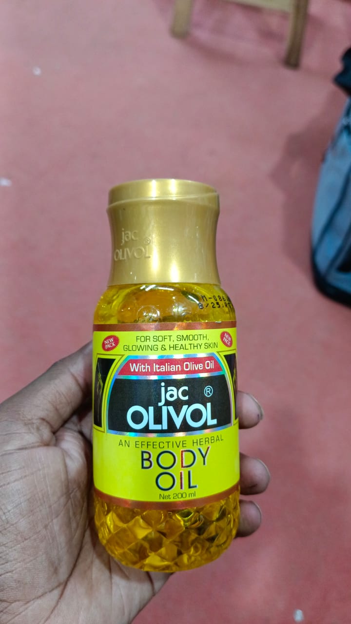 Picture of Indian product Skin care Jac Olivol Moisturising Body Oil used for male/female - 200 ml