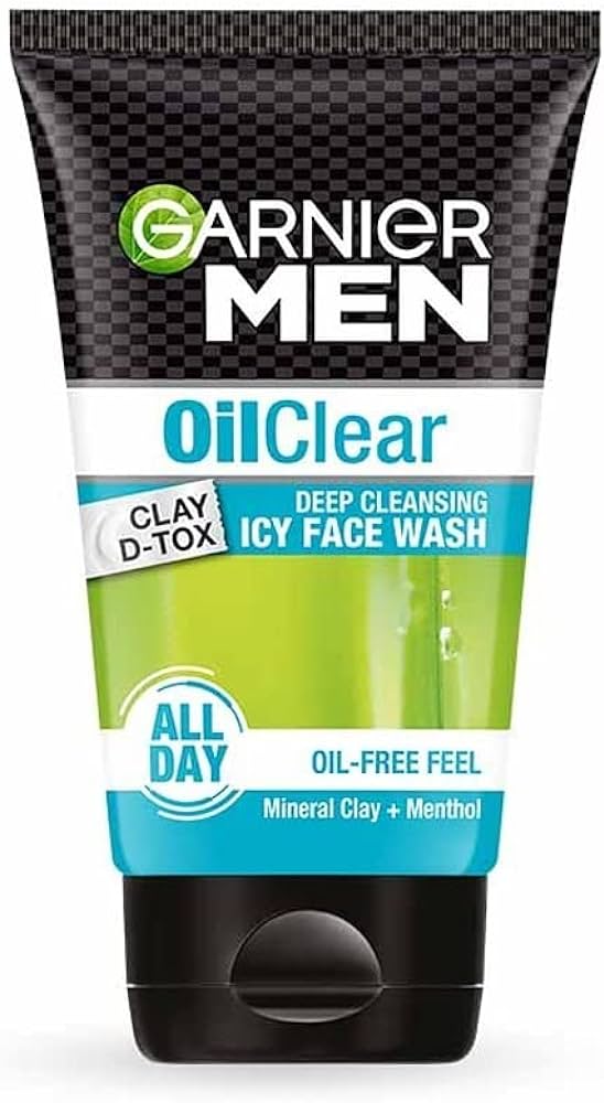 Picture of Indian product Skin care  Men Oil Clear Deep Cleansing Icy face wash used for male - 100 ml