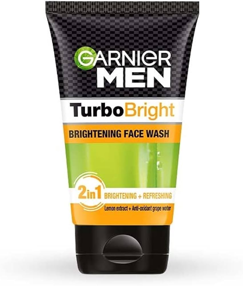 Picture of Indian product Skin care  Men Turbo Bright face wash used for male - 100 ml