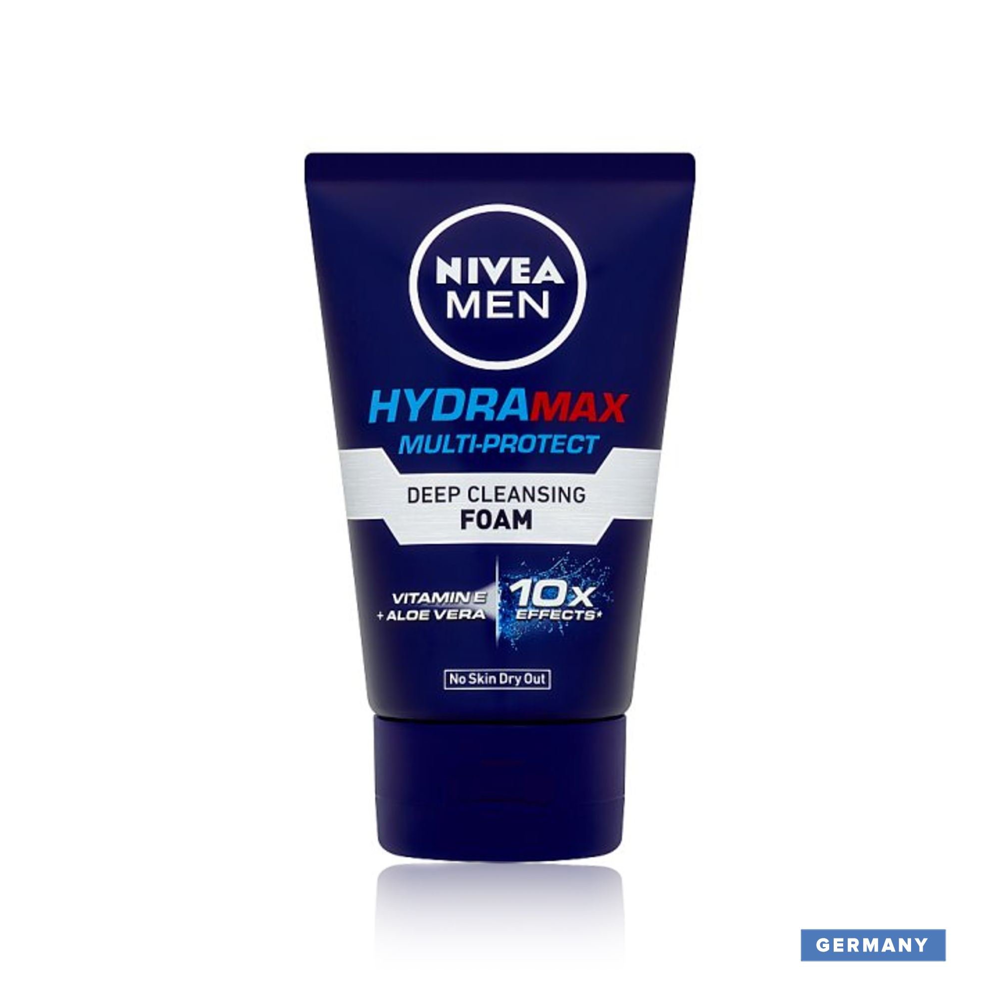 Picture of International Germany product Skin care Nivea Men Hydra max Multi Protect Deep Cleansing foam face wash used for male - 100 ml