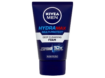 Picture of International Germany product Skin care Nivea Men Hydra max Multi Protect Deep Cleansing foam face wash used for male - 100 ml