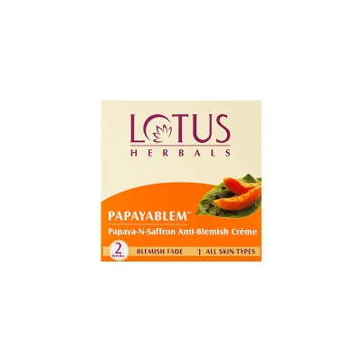 Picture of Indian product Skin care Lotus Papayablem Anti-Blemish Cream Used for male/female - 50 gm