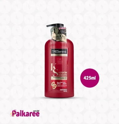 Picture of International Thailand product Hair care TRESemme Keratin Smooth Shampoo used for male/ female - 425 ml