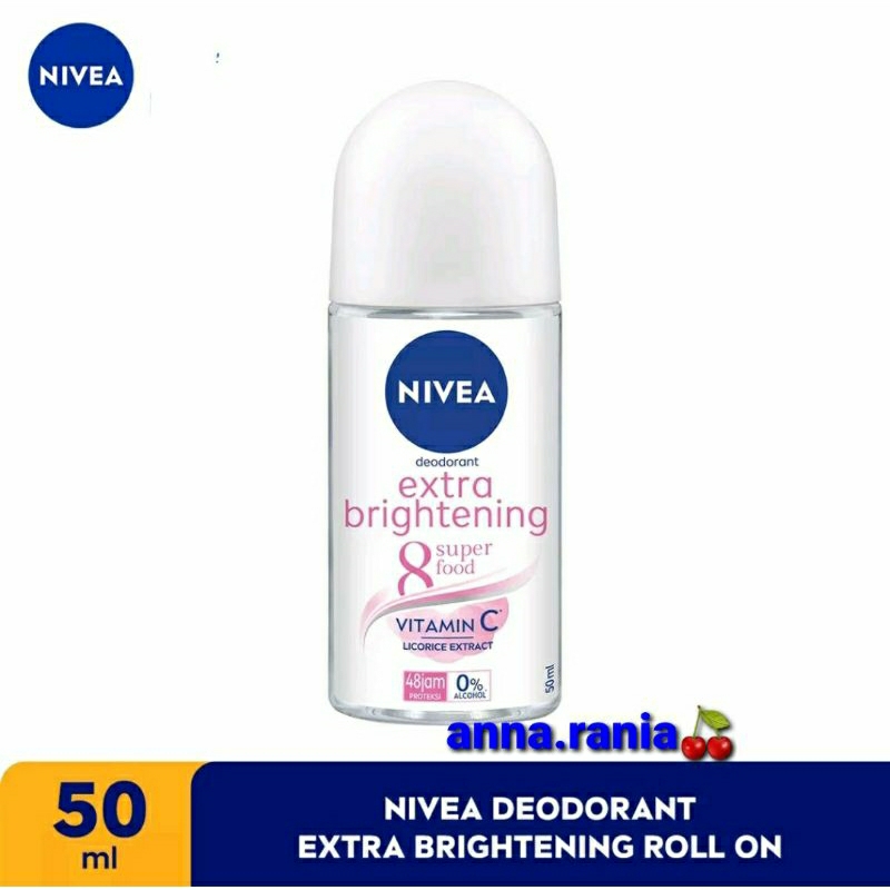 Picture of International Germany product Deodorant Roll on NIVEA extra brightening used for male/female - 50 ml