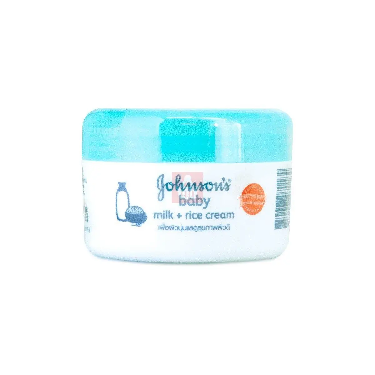 Picture of International European product Skin care Johnsons Milk + Rice cream used for baby - 50 gm