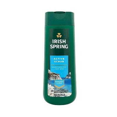 Picture of International Thailand product Skin care Irish Spring Active Scrub shower gel used for male female - 591 ml