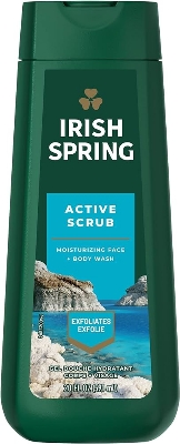 Picture of International Thailand product Skin care Irish Spring Active Scrub shower gel used for male female - 591 ml