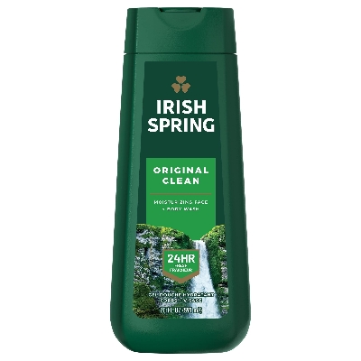 Picture of International Thailand product Skin care Irish Spring clean shower gel used for male female - 591 ml
