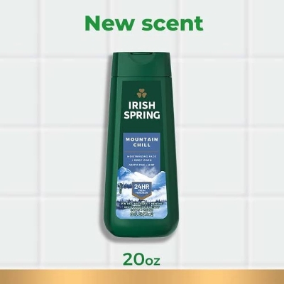 Picture of International Thailand product Skin care Irish Spring Mountain Chill shower gel used for male female - 591 ml